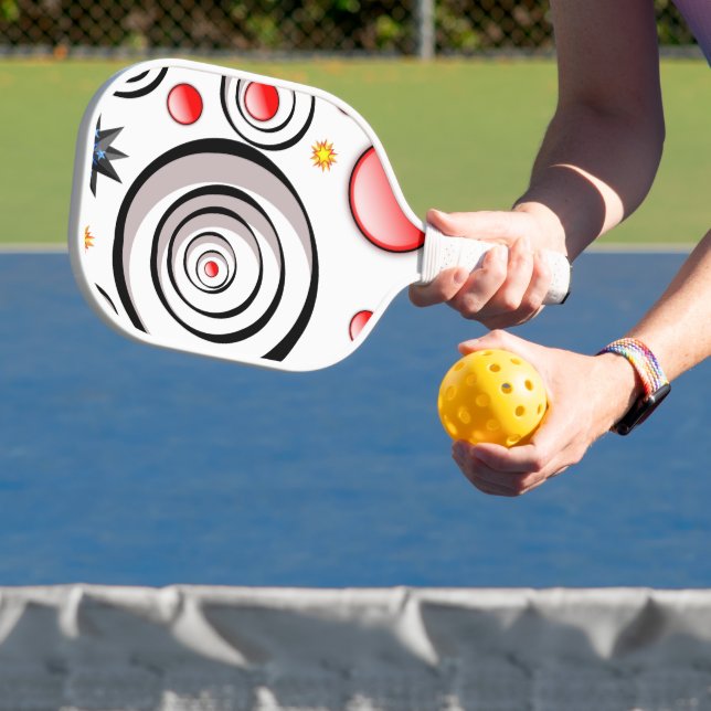 Palas De Pickleball Paleta de Pickleball Abstracta Adorable  (in situ)