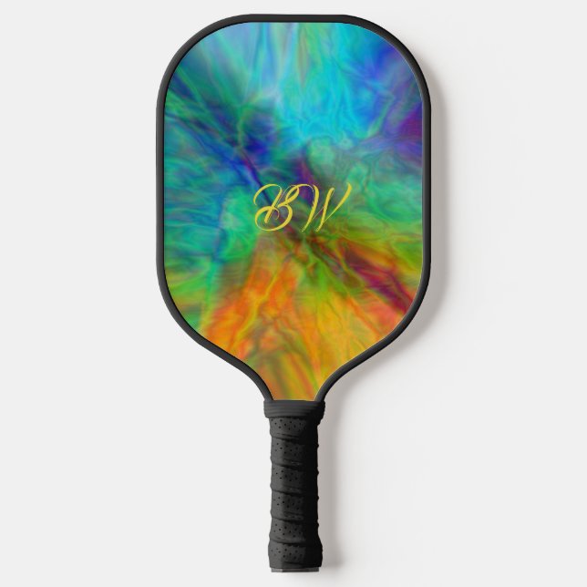 Palas De Pickleball Paleta de Pickleball Abstracta Colorida (Anverso)
