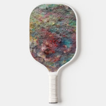 Paleta de Pickleball Abstracta Colorida