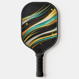 Palas De Pickleball Paleta de Pickleball Abstracta de Lujo | Moderno A