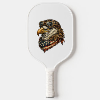 Palas De Pickleball Paleta de Pickleball Águila Calva Patriótica con U