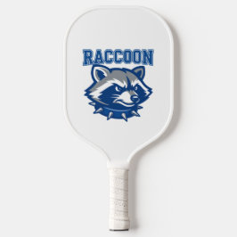 Palas De Pickleball Paleta de Pickleball Azul Personalizada Mapache | 
