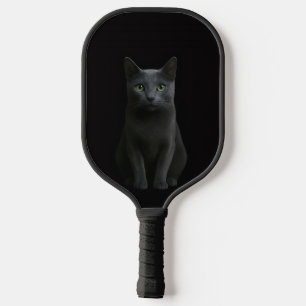 Palas De Pickleball Paleta de Pickleball Black 4 Luxe, Gato Azul Ruso