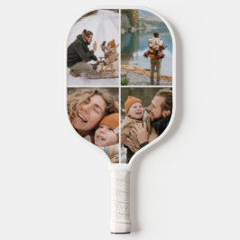 Palas De Pickleball Paleta de Pickleball con Collage de 8 Fotos Famili