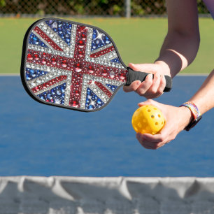 Palas De Pickleball Paleta de Pickleball con colores del Reino Unido