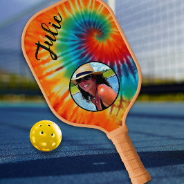 Palas De Pickleball Paleta de Pickleball con Foto de Tie Dye