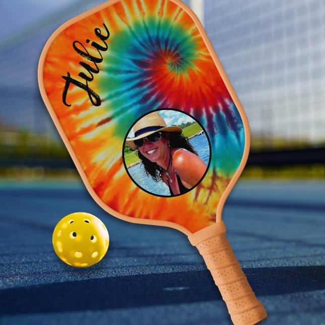 Palas De Pickleball Paleta de Pickleball con Foto de Tie Dye (Subido por el creador)