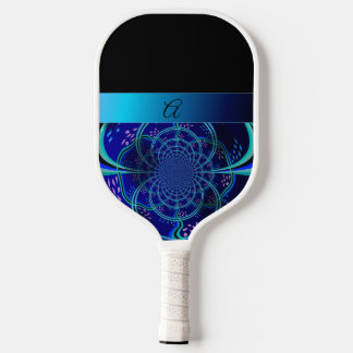 Palas De Pickleball Paleta de Pickleball con Monograma Fractal Colorid