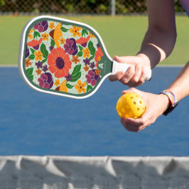 Palas De Pickleball Paleta de Pickleball con Patrón Floral de Jardín V