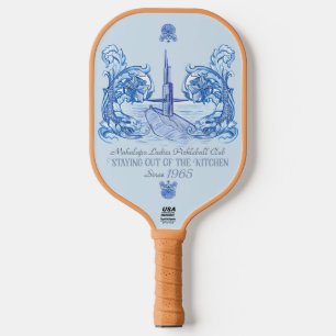 Palas De Pickleball Paleta de pickleball con temática submarina