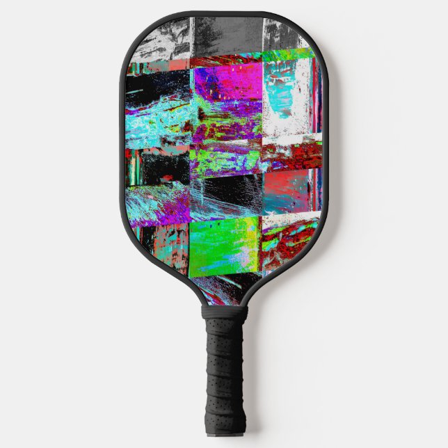 Palas De Pickleball Paleta de Pickleball – Cuadrícula Abstracta (Anverso)