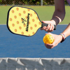 Palas De Pickleball Paleta de Pickleball de cara sonriente feliz