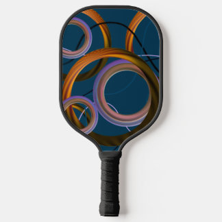 Palas De Pickleball Paleta de Pickleball de Diseño Abstracto Azul y Na