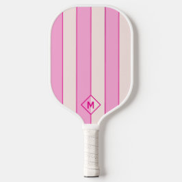 Palas De Pickleball Paleta de Pickleball de Monograma Moderna Rosa