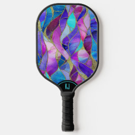 Palas De Pickleball Paleta de Pickleball de Mosaico de Vidrio Teñido C