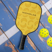 Paleta de Pickleball de Plátano con Nombre