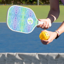 Paleta de pickleball en mosaico de Rhonda