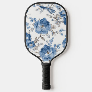 Palas De Pickleball Paleta de Pickleball Floral Azul Personalizada
