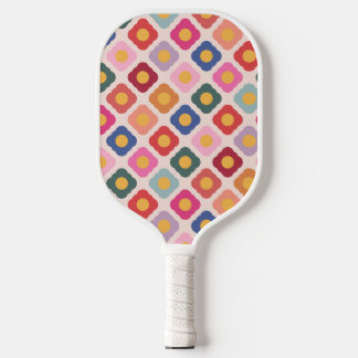 Palas De Pickleball Paleta de Pickleball Floral Retro Colorida
