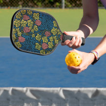 Paleta de Pickleball Floral Vintage de William Mor