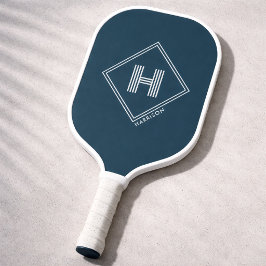 Palas De Pickleball Paleta de Pickleball | Inicial Geométrica Moderna