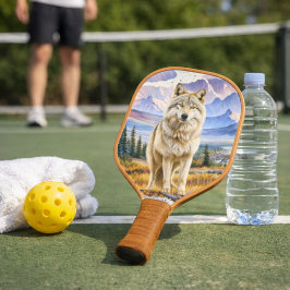 Palas De Pickleball Paleta de Pickleball Lobo Maderero de Alaska