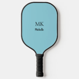 Palas De Pickleball Paleta de Pickleball Minimalista Cyan Azul con Nom