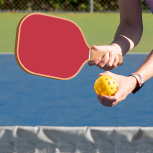 Palas De Pickleball Paleta de Pickleball Moderna   Diseño Rojo Minimal