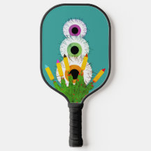 Paleta de Pickleball Ojos Peludos
