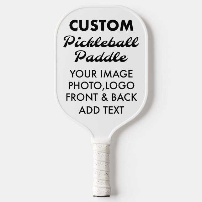 Palas De Pickleball Paleta de pickleball personalizada en blanco, BLAN (Anverso)