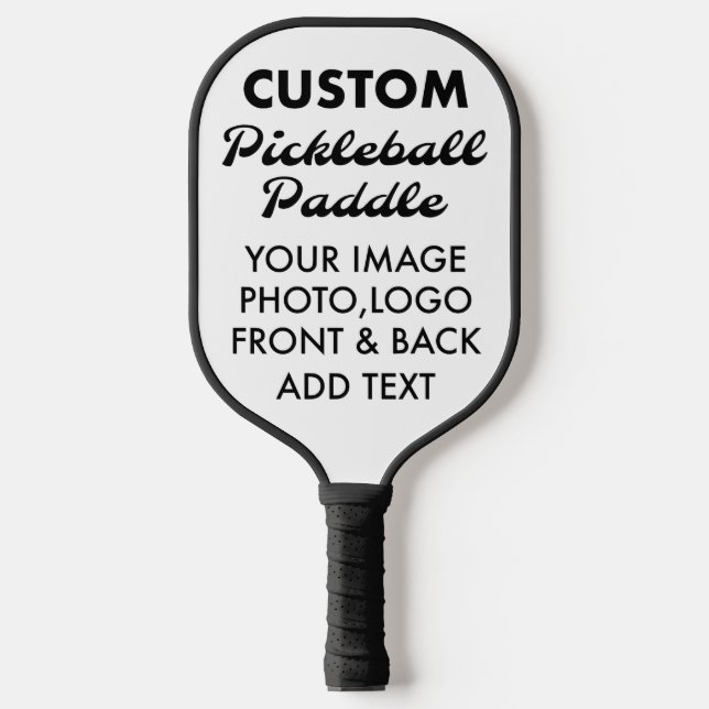 Palas De Pickleball Paleta de Pickleball personalizada en blanco, NEGR (Anverso)