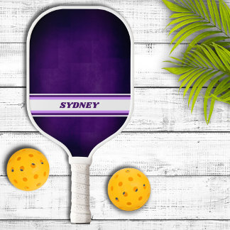 Palas De Pickleball Paleta de Pickleball Personalizada Morada y Blanca