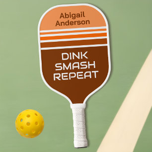 Palas De Pickleball Paleta de Pickleball Personalizada Retro - Frase D