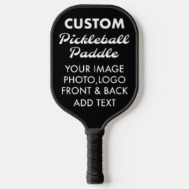 Palas De Pickleball Paleta de Pickleball Personalizada TODA NEGRA Hech