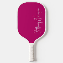 Palas De Pickleball Paleta de Pickleball Rosa Fuerte con Monograma