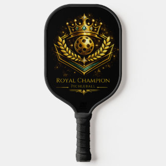 Palas De Pickleball Paleta de Pickleball Royal Champion™ | Lujo Negro