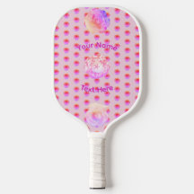 Paleta de Pickleball Tomboy Rosa Boho Flor