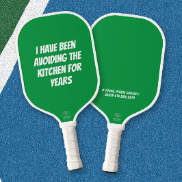 Palas De Pickleball Paleta de Pickleball Verde Divertida Fuera de la C