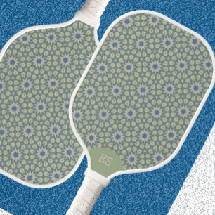 Palas De Pickleball Paleta de Pickleball Verde Salvia con Monograma 
