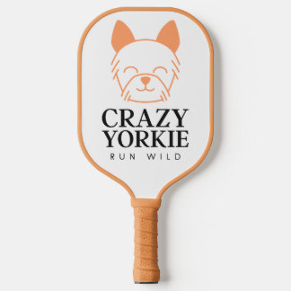 Palas De Pickleball Paletas de Pickleball Personalizadas Crazy Yorkie