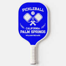 Palm Springs California Personalizado azul y blanc
