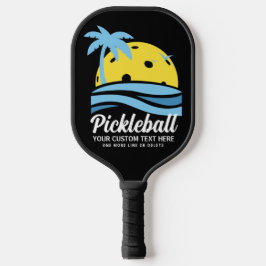 Palas De Pickleball Palm Trepar Tropical De Baloncesto Para Añadir Tex