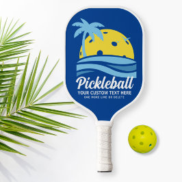Palas De Pickleball Palm Trepar Tropical De Baloncesto Para Añadir Tex
