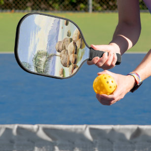 Palas De Pickleball Palmeras y rocas, Bahía de Río,