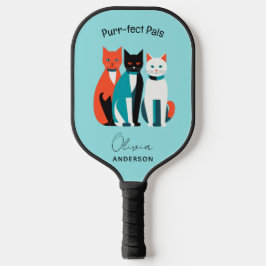 Palas De Pickleball Pals personalizados de Cat Lover