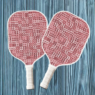 Palas De Pickleball Panel floral rojo