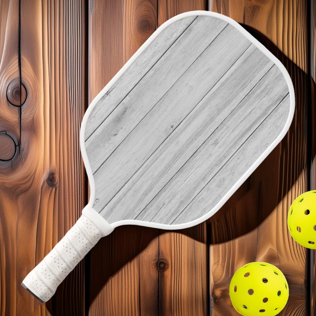 Palas De Pickleball Paneles de madera gris vintage (Subido por el creador)