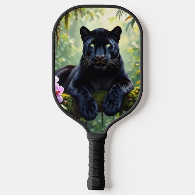 Palas De Pickleball Pantera negra en la jungla (Reverso )