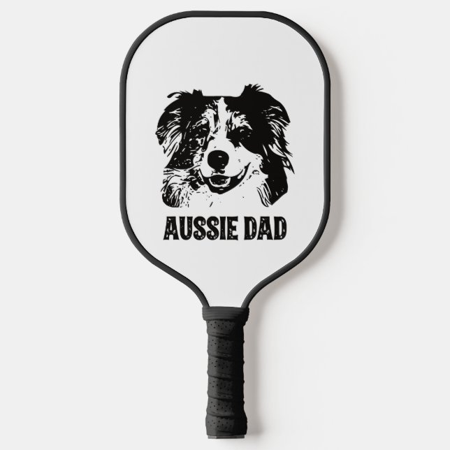 Palas De Pickleball Papá Aussie - Padre Pastor Australiano (Anverso)