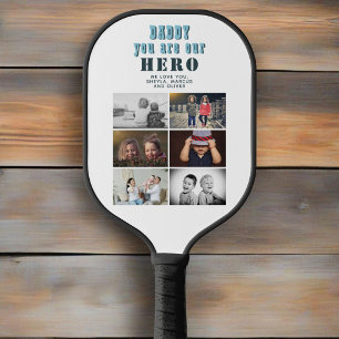 Palas De Pickleball Papá, eres nuestro Collage de fotos Hero 6